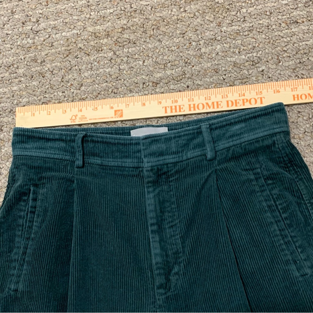 Everlane Corduroy Way High Drape Pant Womens 139393 Evergreen Wide Leg - Picture 6 of 16